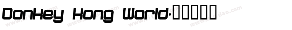 Donkey Kong World字体转换